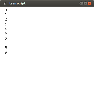 count output