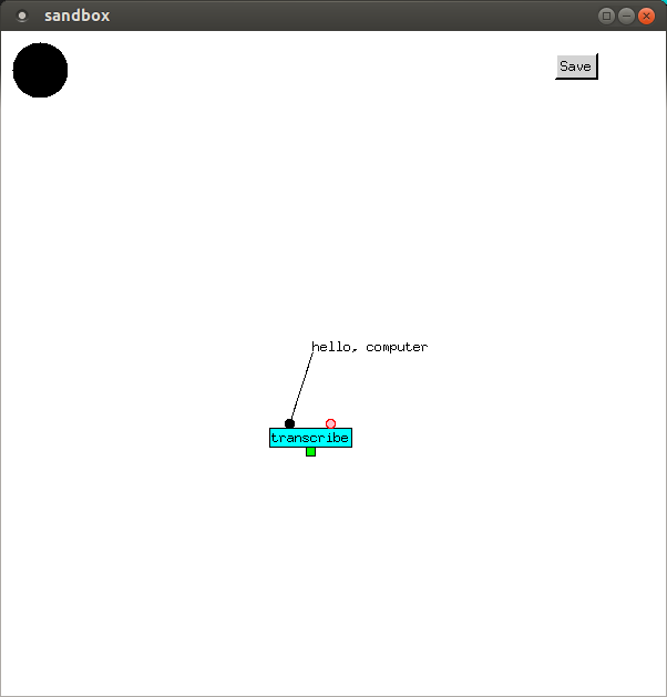 transcribe hello, world