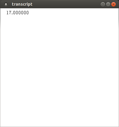 hypotenuse calculation output
