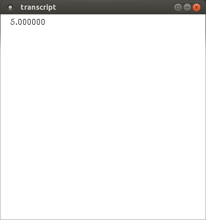 hypotenuse output