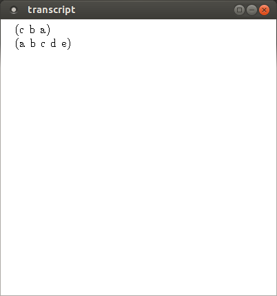 iterAppend output