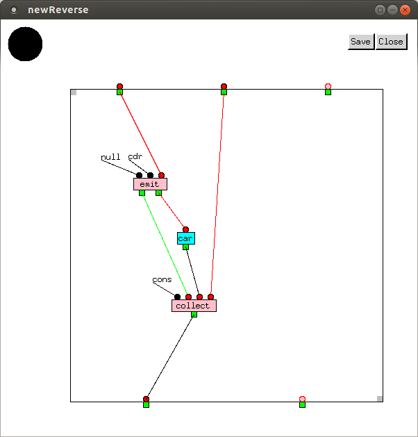 reverse using emit and collect