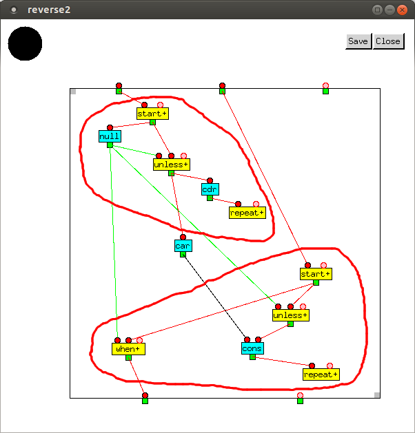 2 loop reverse rearranged