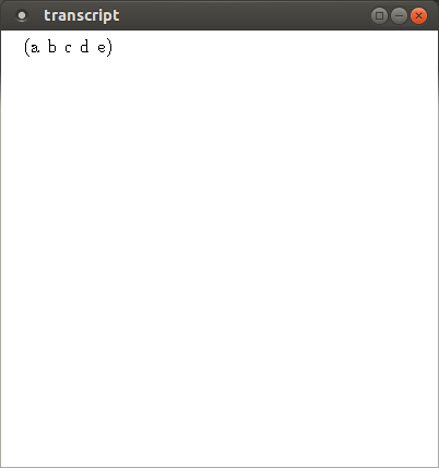 recAppend output