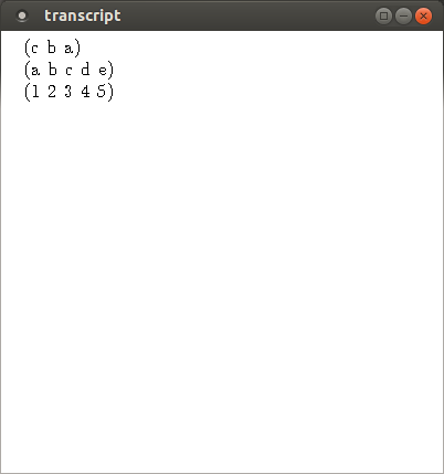 rev append output