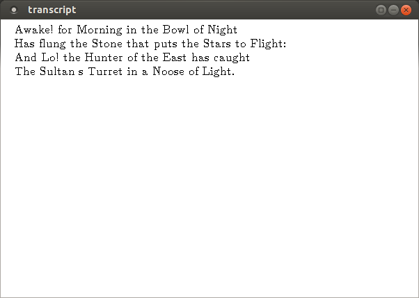 rubaiyat output
